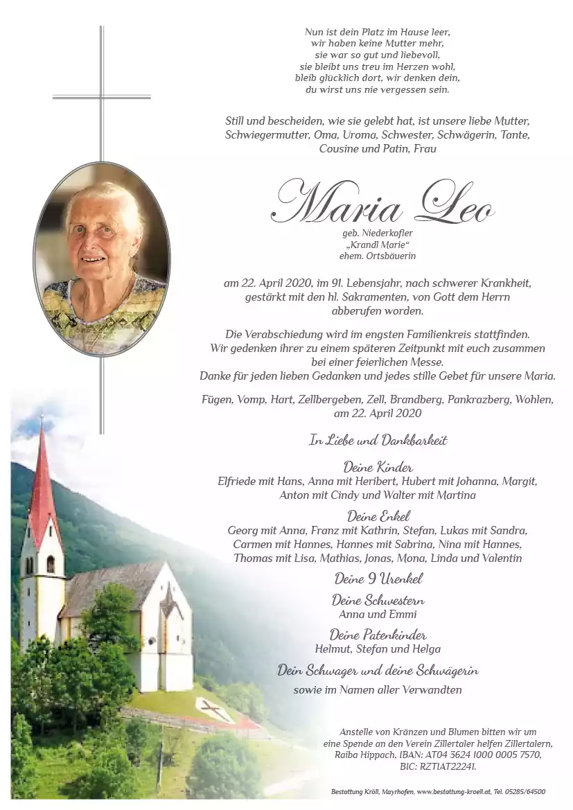Parte von Maria Leo
